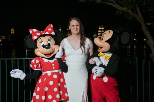 Alexis, Mickey, and Minnie